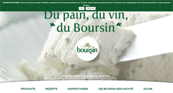 Desktop Screenshot of boursin.ch